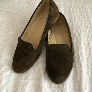 Nisolo Olive Suede loafers